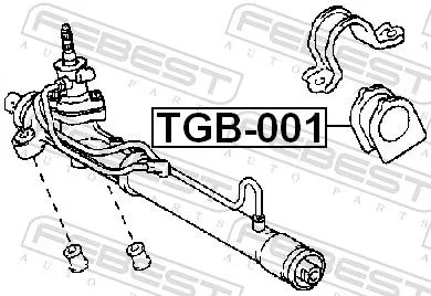 FEBEST FEBEST (TGB-001) Mounting, steering gear 
