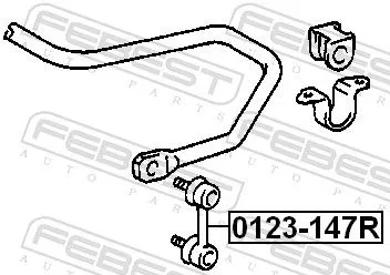 FEBEST FEBEST (0123-147R) FEBEST 0123-147R Antiroll Bar Stabiliser Drop Link 