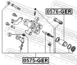 FEBEST FEBEST (0575-GER) Repair Kit, brake caliper 