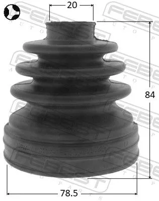 FEBEST FEBEST (2115-TC7T) Bellow, drive shaft 