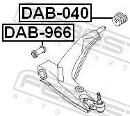 FEBEST FEBEST (DAB-040) Mounting, control/trailing arm 