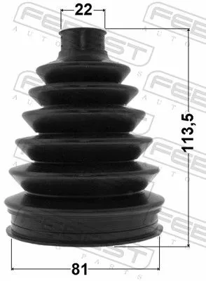 FEBEST FEBEST 0317P-JAZZ Bellow, drive shaft 