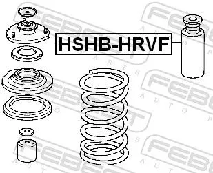 FEBEST FEBEST (HSHB-HRVF) Protective Cap/Bellow, shock absorber 