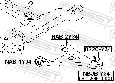 FEBEST FEBEST (0220-Y34) Ball Joint 