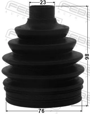 FEBEST FEBEST 2217P-SORR Outer FEBEST Drive Shaft Cv Boot Kit 