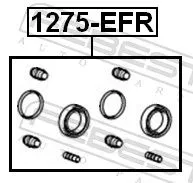 FEBEST FEBEST (1275-EFR) Repair Kit, brake caliper 