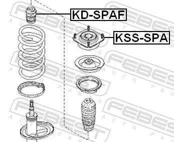 FEBEST FEBEST KD-SPAF Rubber Buffer, suspension 