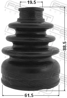 FEBEST FEBEST 0715-SX4R Inner FEBEST Drive Shaft Cv Boot Kit 