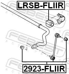 FEBEST FEBEST LRSB-FLIIR Mounting, stabiliser bar 