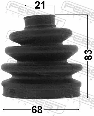 FEBEST FEBEST 2117-CBK Bellow, drive shaft 
