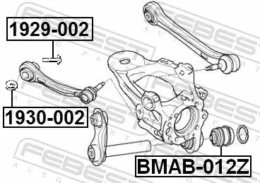 FEBEST FEBEST BMAB-012Z Mounting, control/trailing arm 