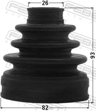 FEBEST FEBEST (0215-D40) Bellow, drive shaft 