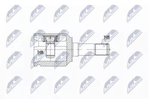 NTY NTY NPW-AR-007 Front Left NTY Cv Joint & Boot Kit 
