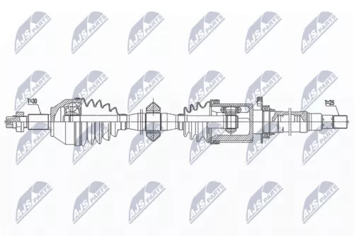 NTY NPW-AR-014 Drive Shaft