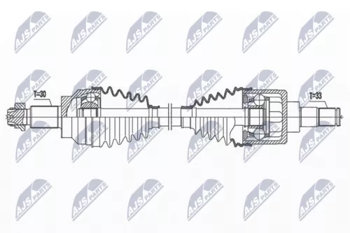NTY NTY NPW-AR-018 NTY NPW-AR-018 Drive Shaft 