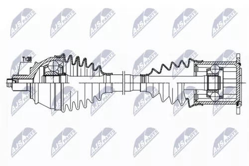 NTY NTY NPW-AU-033 NTY NPW-AU-033 Drive Shaft 
