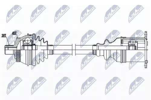NTY NTY NPW-AU-038 NTY NPW-AU-038 Drive Shaft 