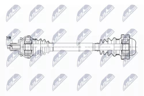 NTY NTY NPW-AU-044 NTY NPW-AU-044 Drive Shaft 
