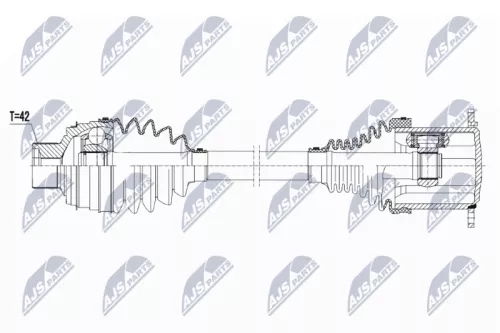 NTY NTY NPW-AU-053 NTY NPW-AU-053 Drive Shaft 