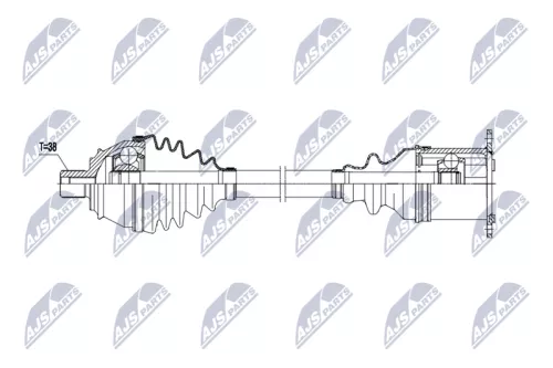 NTY NTY NPW-AU-055 NTY NPW-AU-055 Drive Shaft 