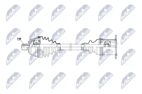 NTY NTY NPW-AU-057 NTY NPW-AU-057 Drive Shaft 