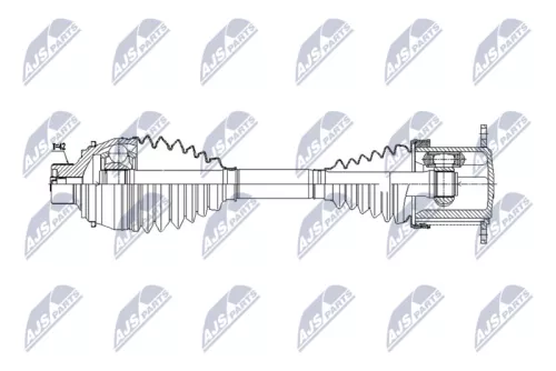 NTY NTY NPW-AU-075 NTY NPW-AU-075 Drive Shaft 