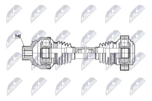 NTY NTY NPW-AU-079 NTY NPW-AU-079 Drive Shaft 