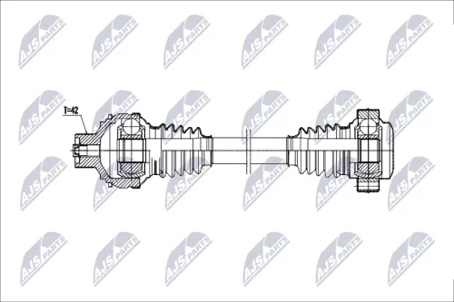 NTY NTY NPW-AU-081 NTY NPW-AU-081 Drive Shaft 