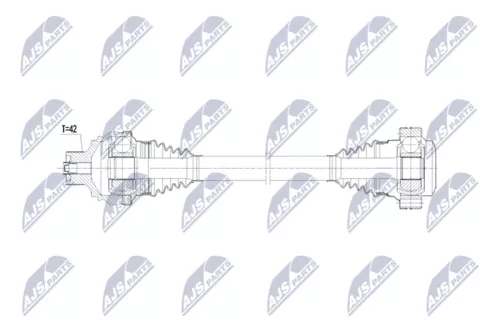 NTY NTY NPW-AU-084 NTY NPW-AU-084 Drive Shaft 