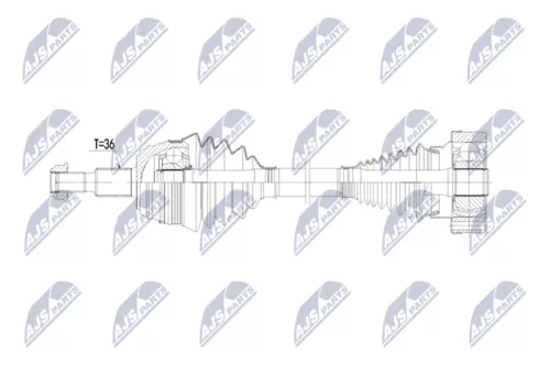 NTY NTY NPW-AU-087 NTY NPW-AU-087 Drive Shaft 