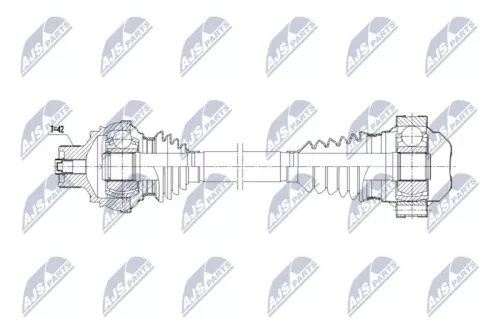 NTY NTY NPW-AU-090 NTY NPW-AU-090 Drive Shaft 