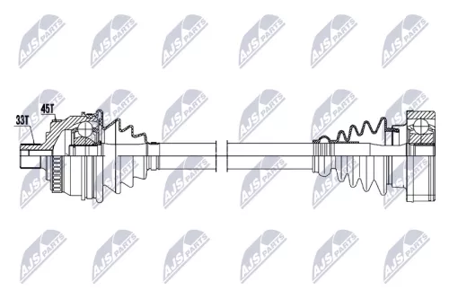 NTY NPW-AU-099 Drive Shaft