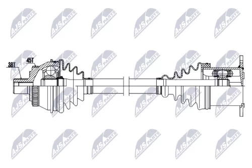 NTY NTY NPW-AU-101 NTY NPW-AU-101 Drive Shaft 