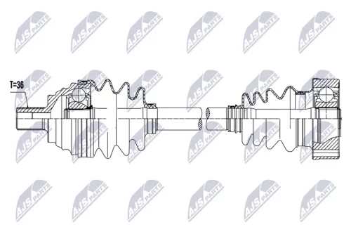 NTY NTY NPW-AU-104 NTY NPW-AU-104 Drive Shaft 