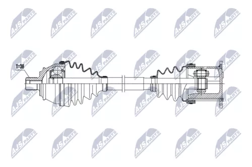 NTY NPW-AU-105 Drive Shaft