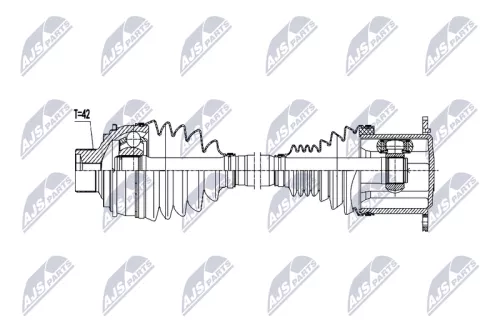 NTY NPW-AU-115 Drive Shaft