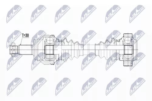 NTY NTY NPW-BM-043 NTY NPW-BM-043 Drive Shaft 