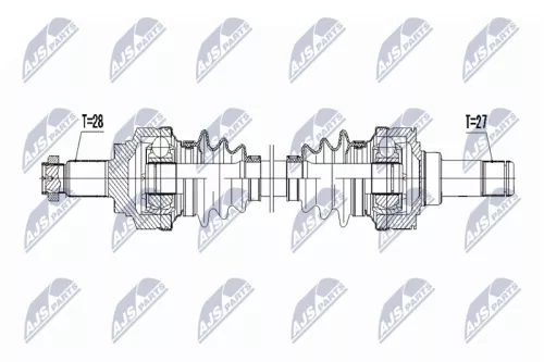 NTY NPW-BM-047 Drive Shaft