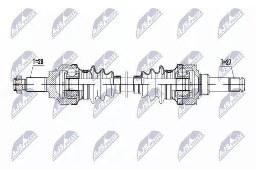 NTY NPW-BM-048 Drive Shaft