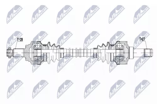 NTY NPW-BM-052 Drive Shaft