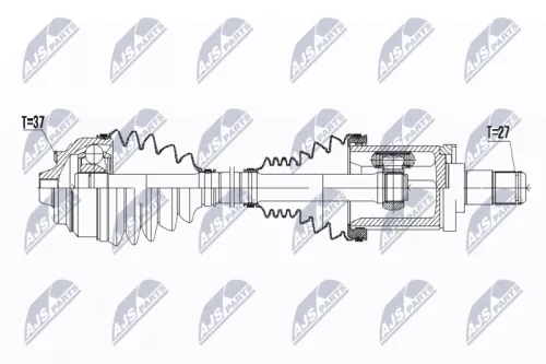 NTY NPW-BM-055 Drive Shaft