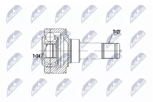 Rear NTY Cv Joint & Boot Kit