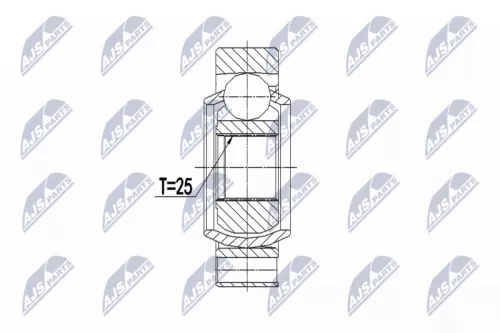 Rear Right NTY Cv Joint & Boot Kit