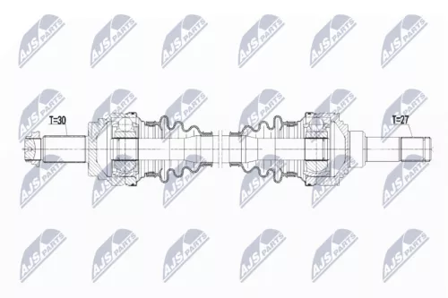 NTY NTY NPW-BM-077 NTY NPW-BM-077 Drive Shaft 