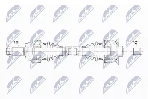 NTY NTY NPW-BM-085 NTY NPW-BM-085 Drive Shaft 