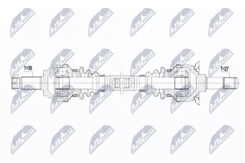 NTY NTY NPW-BM-099 NTY NPW-BM-099 Drive Shaft 