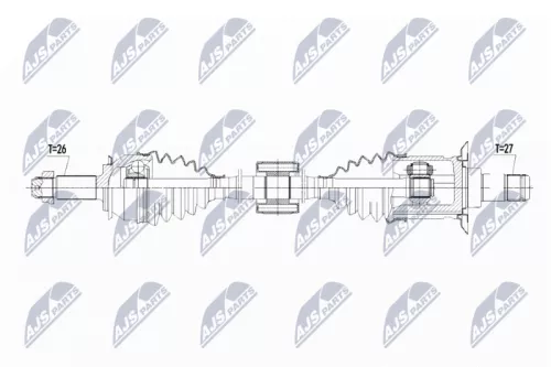 NTY NTY NPW-BM-103 NTY NPW-BM-103 Drive Shaft 