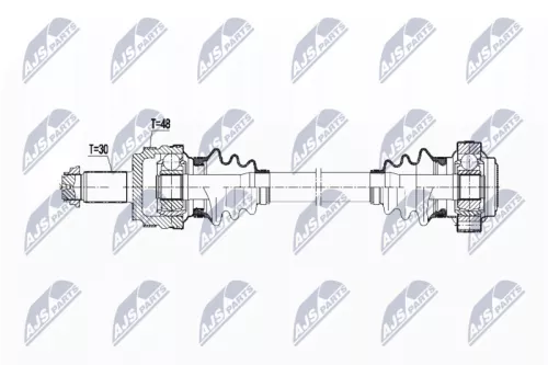 NTY NTY NPW-BM-107 NTY NPW-BM-107 Drive Shaft 