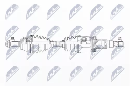 NTY NPW-BM-131 Drive Shaft