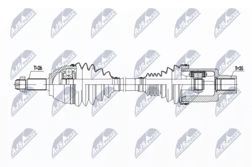 NTY NPW-BM-135 Drive Shaft